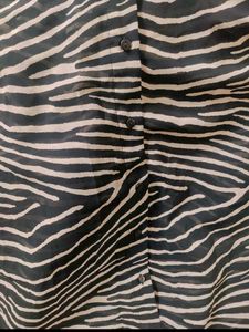 Zebra Print Sleeveless Top