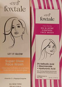 2 SEALED PACK FACEWASH