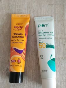 Plum -Sunscreen, Vanilla Caramello &amp; WOW Spray