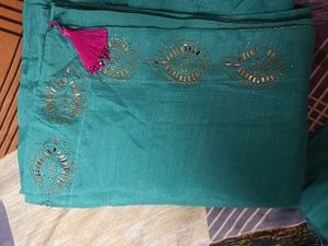 Sea Green Saree