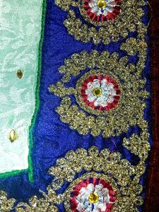 Elegant Embroidered Saree