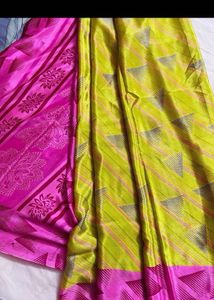 6 Combo Satin Crepe Soft Saree