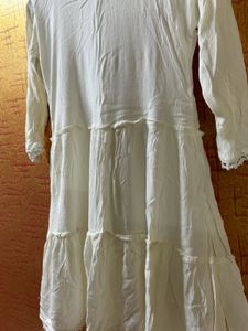 Hand Work Pure Cotten Dobby Weave Anarkli Kurti