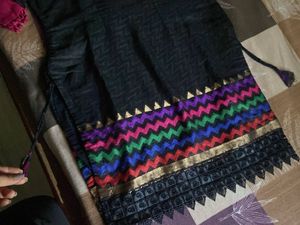 Black punjabi kurti