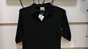 Choose &amp; Cheery Black Short Kurta