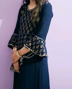 Navy Blue Kurti 🪩