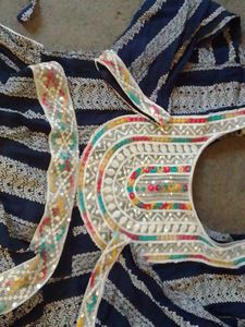 Embroidered Neckline Piece