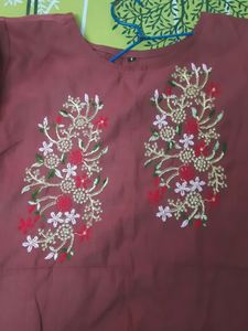 Beautiful Kurti of Maroon Shade Colour
