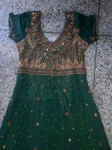 Designer A Line Suit Set Stitched