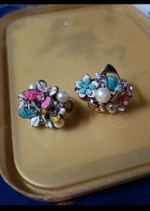 floral rings1+1free