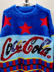 imported vintage  Coca-Cola fuzzy sweater