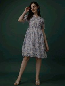 Floral Print Mini Dress