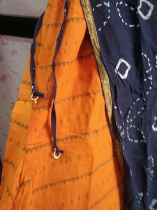 Stylish Blue &amp; Orange Kurta