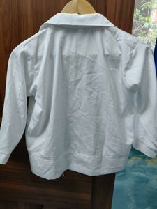 White Zip-Up Jacket