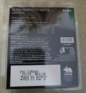 Avon Brand New Perfectly Matte Lipsticks Set Of 10