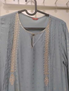 W Blue Kurti