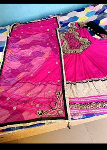 Magenta Pink Anarkali