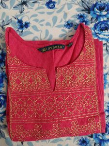 Avaasa Beautiful Pink Kurta
