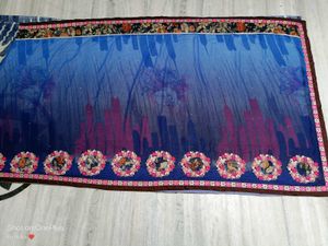 🇳🇿💫💗 Elegant Blue Embroidered Saree