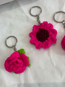 Crochet Keychain  Set Of Four Combo Only On 310/-