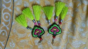 Silver Jhumka Earrings