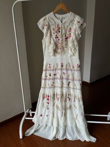 Spring Embroidered Floral Garden Inspired MAXI