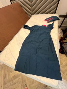 Elegant Teal Embroidered Kurta Set