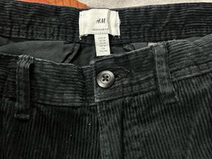 Black Corduroy Pants