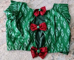 Green Ikat Blouse
