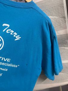 Blue Graphic Print T-Shirt