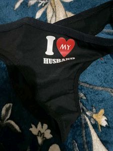 I Heart My Husband Thong