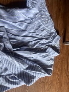Striped Button-Down Shirt