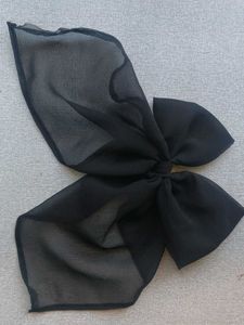 Stylish Multicolor Hair Bow Scrunchies (Set of 4)