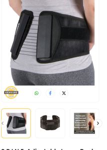 Ottobock S.P.I.N.E. Adjustable Lower Back Brace