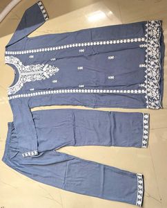 Elegant Embroidered Kurta