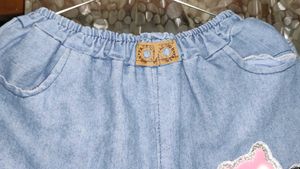 New Blue Cute Denim Shorts For Girls