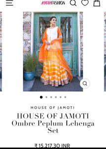 HOUSE OF JAMOTI Lehenga Set