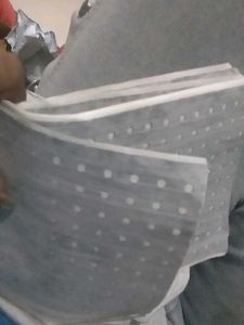 Grey Dotted Fabric