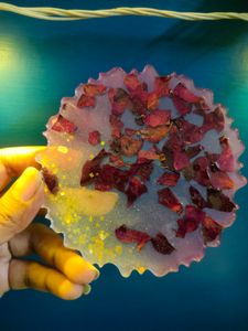 Resin Rose Coaster