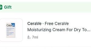 CeraVe Moisturizing Cream Sample