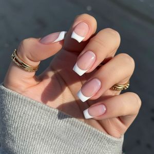 Elegant French Tip Nails