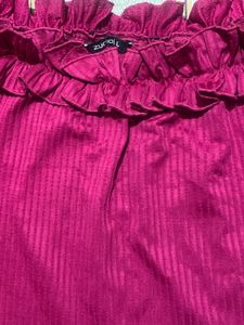 Ruffled Off-Shoulder Top