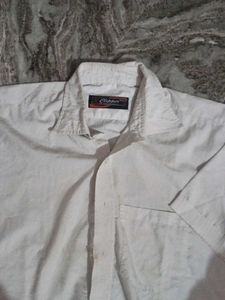 Classic White Short-Sleeve Shirt