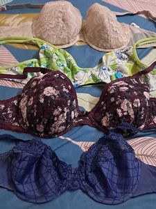 Combo  Of Four  Hnm Imported Fabric Bra