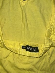 Halter Neck Yellow Top