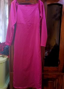 Pink Midi Dress