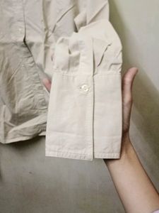 Cream Colour Shirt Girls