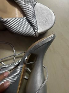 Silver Bratz Platform Heels