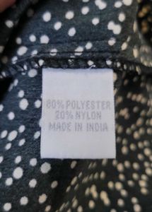 Polka Dot Mesh Top