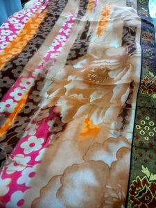 Synthetic Georgette Saree